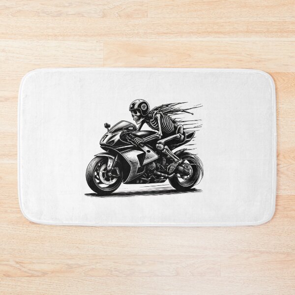 Item preview, SKELETON DARK MOTORCYCLE RACING BYKER RACING CAR NASCAR MOTO GP CHOPPER #ogirdor designed and sold by ogirdorgraphics.