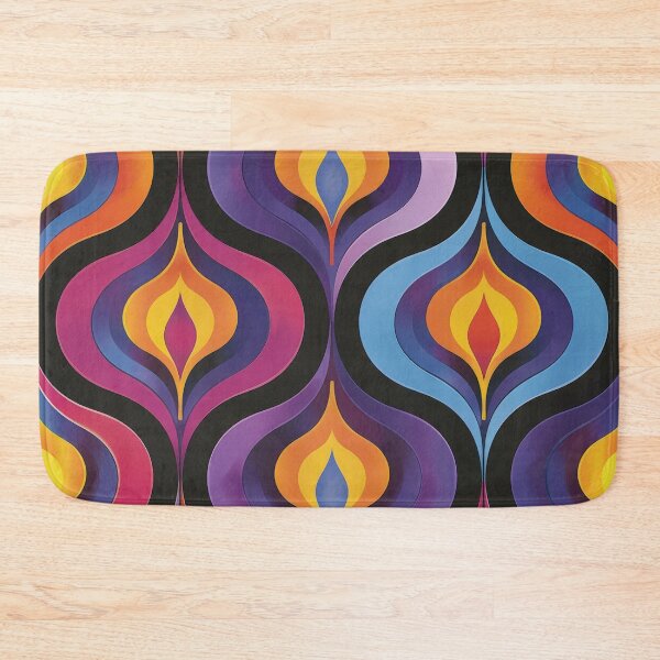 Item preview, Abstract Retro Pattern in Vibrant Colors designed and sold by brandway.