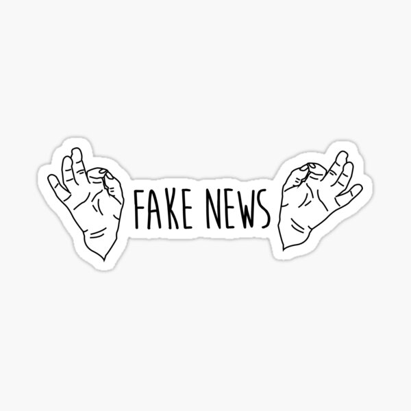 Fake News  Sticker