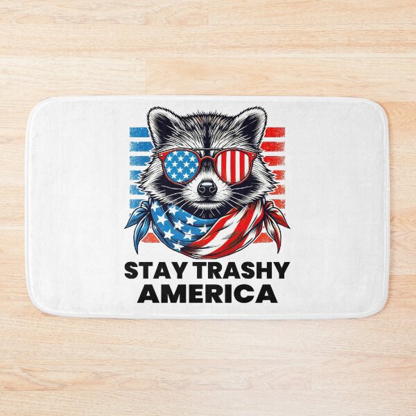 Item preview, Stay Trashy America 4th of July Boys Patriotic Raccoon T-Shirt designed and sold by MAPDDesigns.