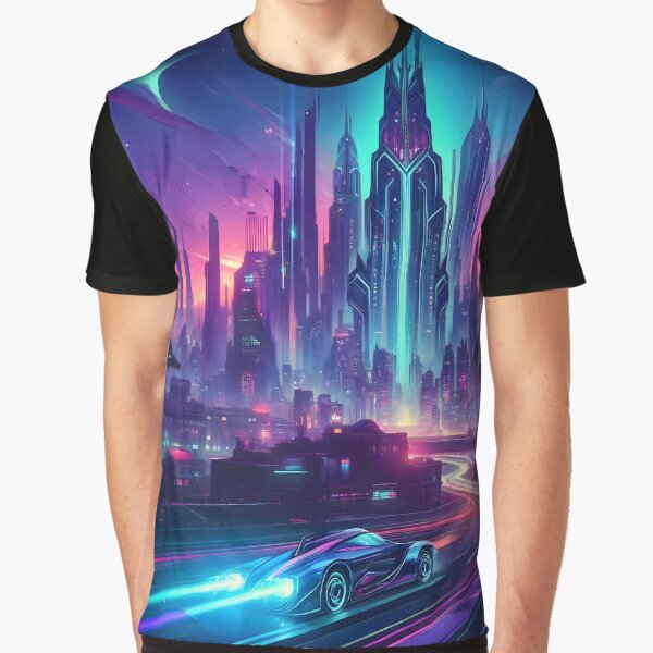 Artikel-Vorschau von Futuristische Stadt Neonlichter, designt und verkauft von h00ch2003.
