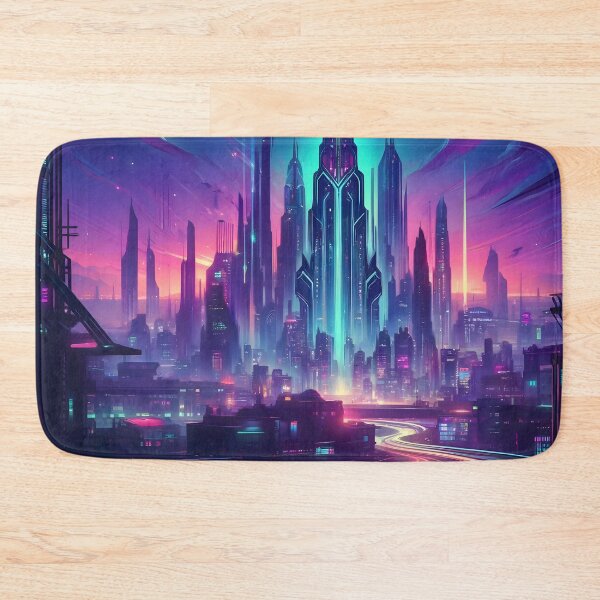 Item preview, Futuristic City Neon Lights designed and sold by h00ch2003.