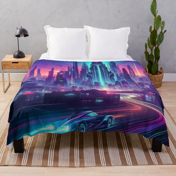 Item preview, Futuristic City Neon Lights designed and sold by h00ch2003.