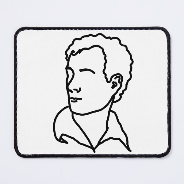 Item preview, Silhouette cameo outline - dramatic regency, romantic figure - Lord George Gordon Byron designed and sold by StudyPuff.