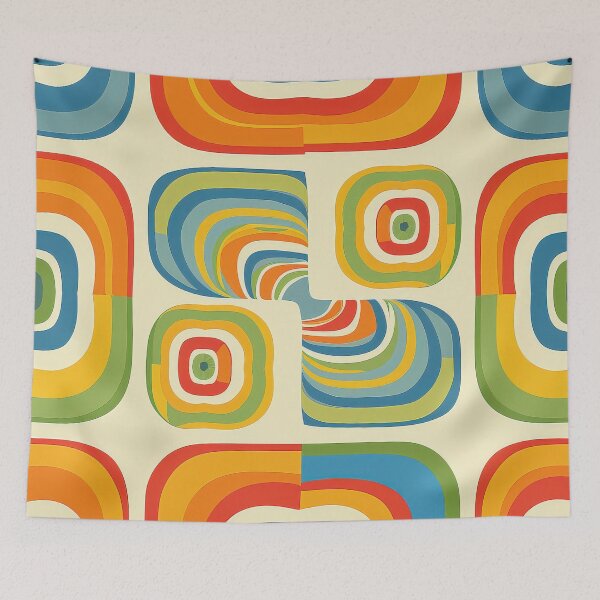 Item preview, Colorful Abstract Pattern With Rounded Squares designed and sold by brandway.