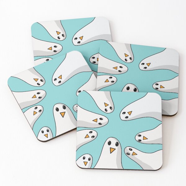Item preview, Nosey Seagulls designed and sold by ArtbyGrapefruit.