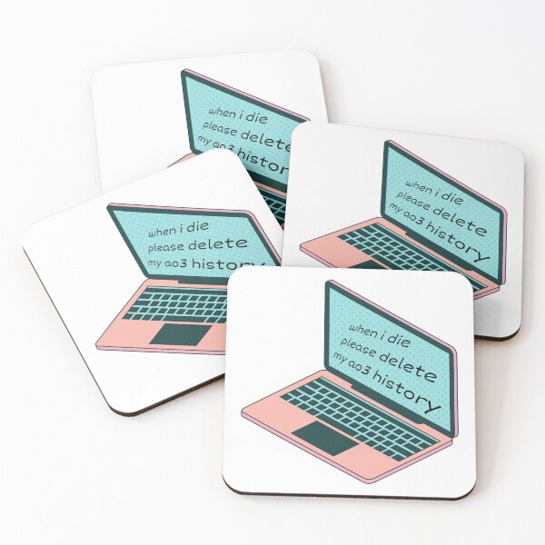 Item preview, when i die please delete my ao3 history designed and sold by RueBennet.