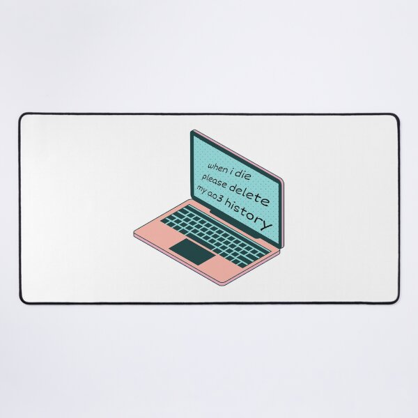 Item preview, when i die please delete my ao3 history designed and sold by RueBennet.