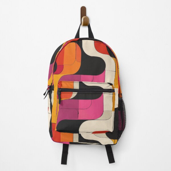 Item preview, Abstract Geometric Pattern With Orange, White, and Pink Shapes designed and sold by brandway.