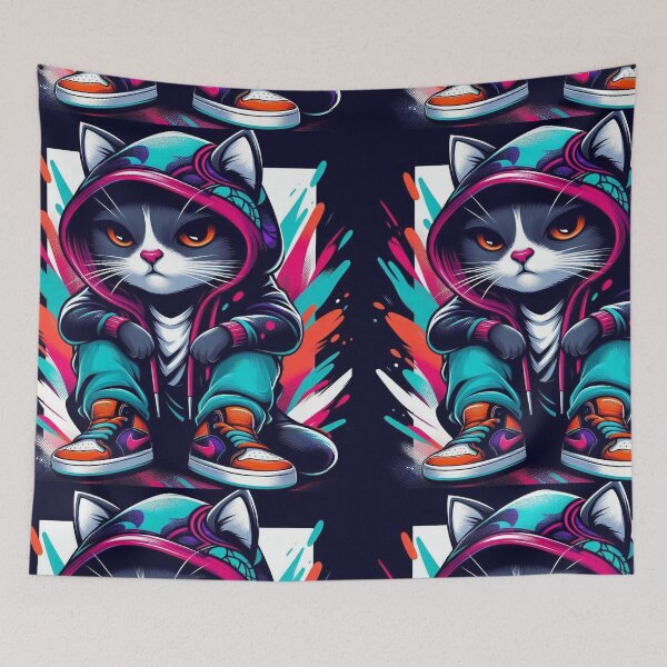Item preview, Hip Hop Cat designed and sold by Jurand  Creations.