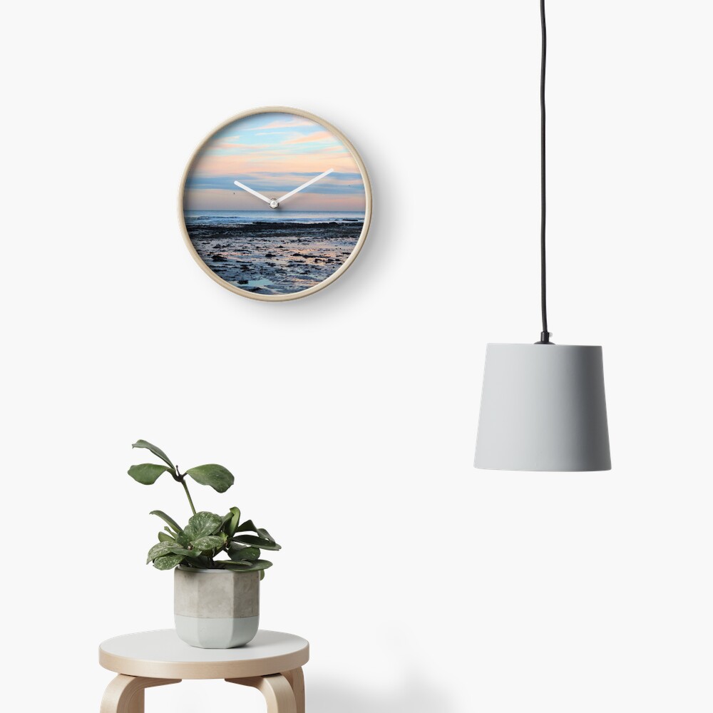Winter sunset Clock