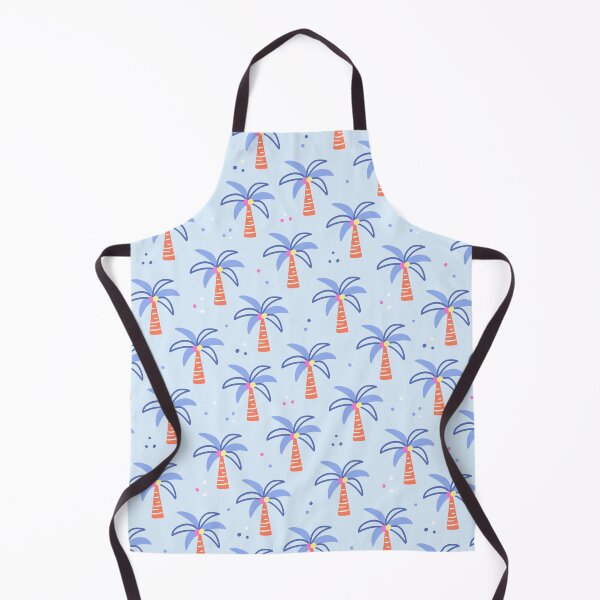 Item preview, Blue Preppy Palm Trees designed and sold by Inspired Life Creative.