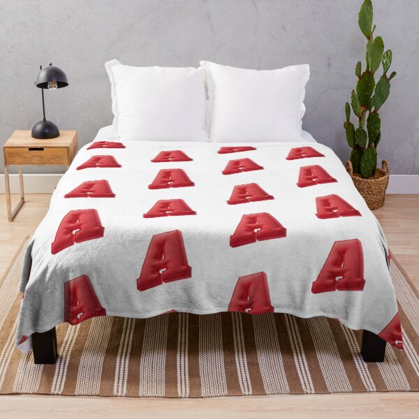 Item preview, Floating Red Cushion Letter A - 3D Fabric Alphabet Series designed and sold by uncoXab.