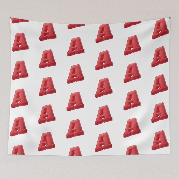 Item preview, Floating Red Cushion Letter A - 3D Fabric Alphabet Series designed and sold by uncoXab.