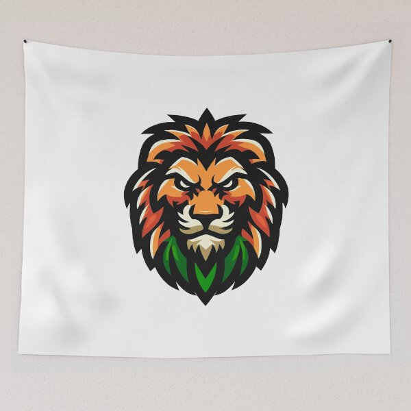 Item preview, Majestic Lion Head - Colorfull designed and sold by Weknes.
