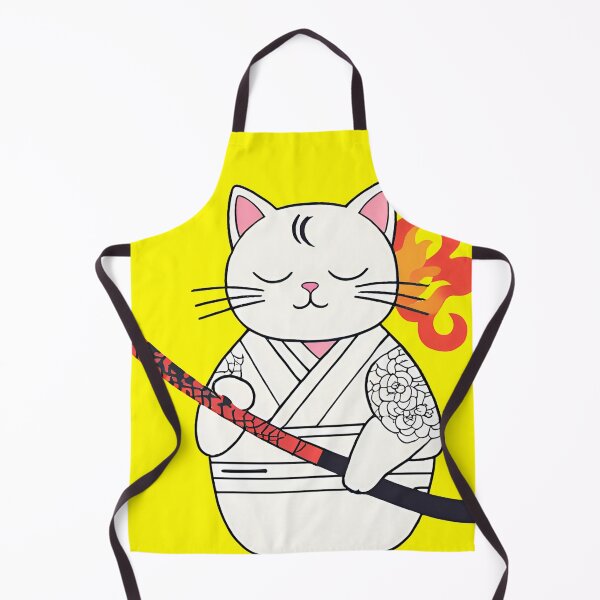 Item preview, japanese neku cute cat on fire designed and sold by Catophile.