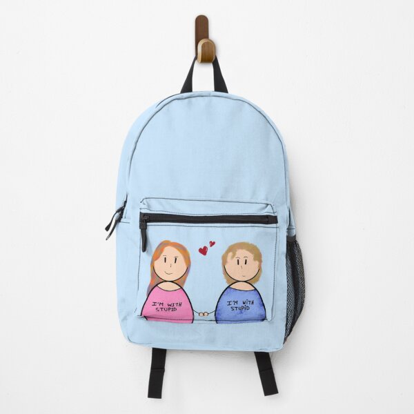 Item preview, Maeve and Alec "I'm with stupid" doodle designed and sold by Marie-Rumbelle.