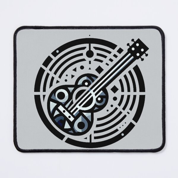 Item preview, Geometric Guitar Logo designed and sold by xavoblues.