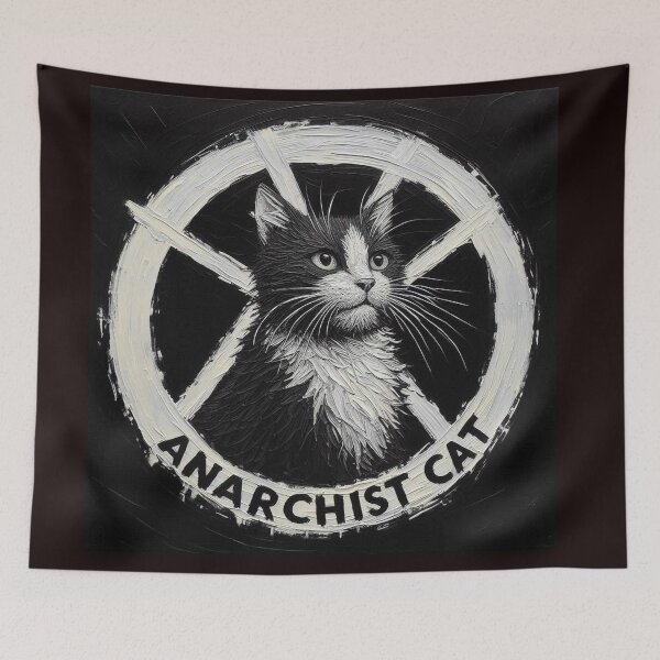 Item preview, Anarchist Cat designed and sold by Jurand  Creations.