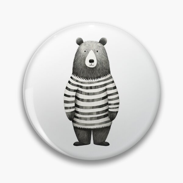 Item preview, Black and white bear designed and sold by faberrzhe.