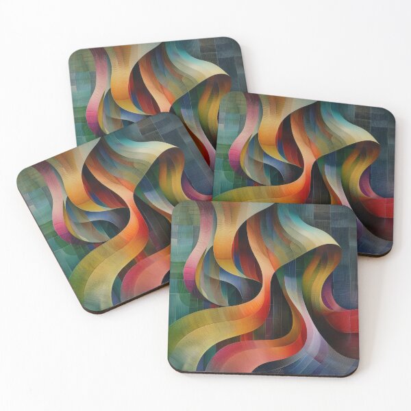 Item preview, Abstract Woven Pattern With Colorful Stripes designed and sold by brandway.