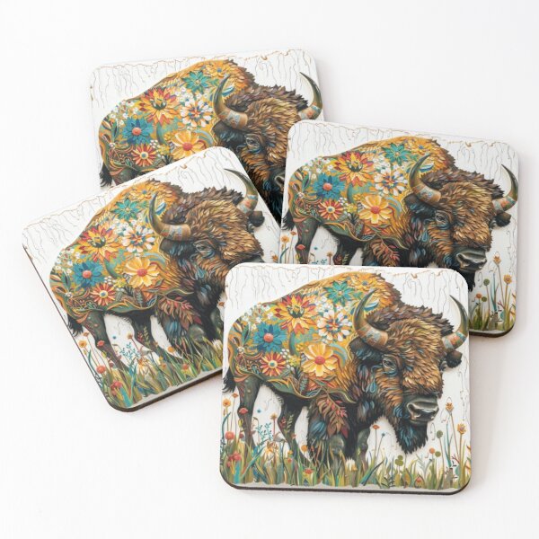 Item preview, Buffalo flowers designed and sold by aginlow.