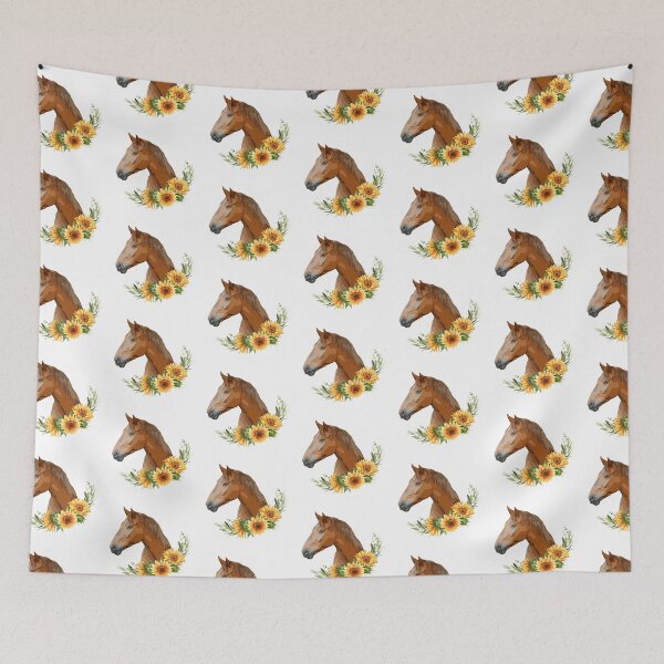 Item preview, Horse with sunflowers designed and sold by Good--Dreams.