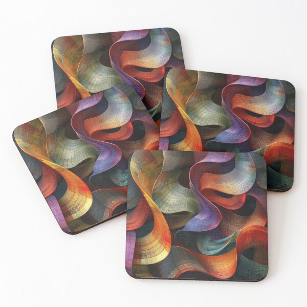 Item preview, Abstract Colorful Ribbons designed and sold by brandway.