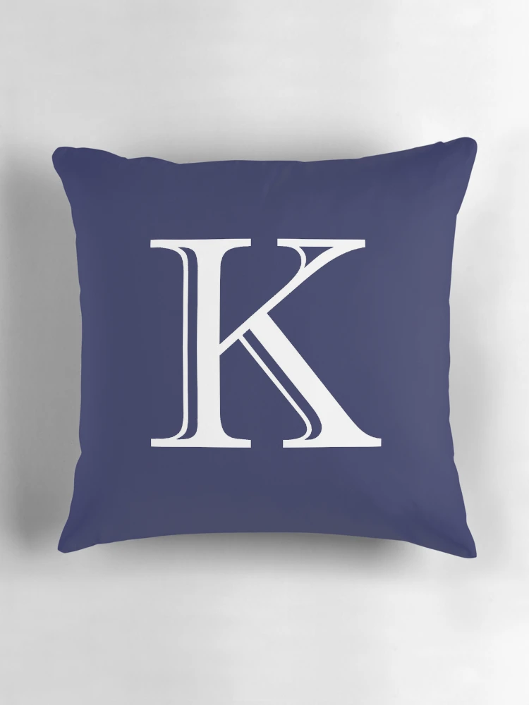 Thumbnail 3 of 4, Pillow, K Monogram designed and sold by ShellSticker.