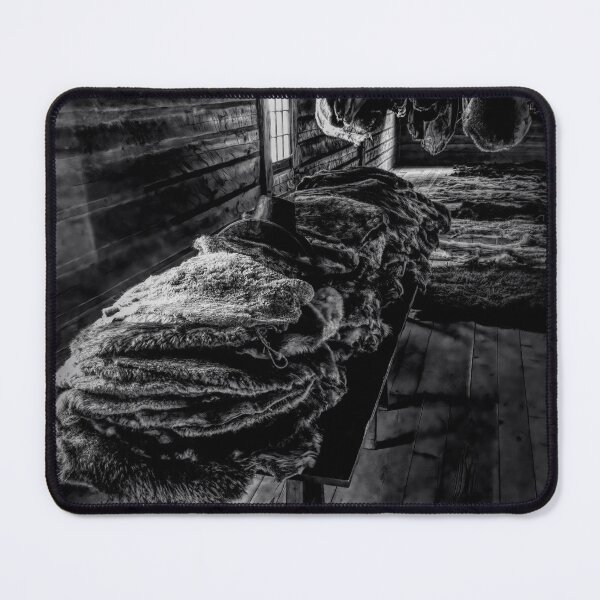 Item preview, Furs Stacked on a Table, Fort William, Ontario BW designed and sold by jrtwynam.