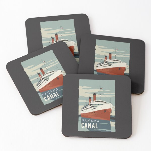 Item preview, A Vintage Travel Illustration of the Panama Canal - Panama  designed and sold by GoodOldVintage.