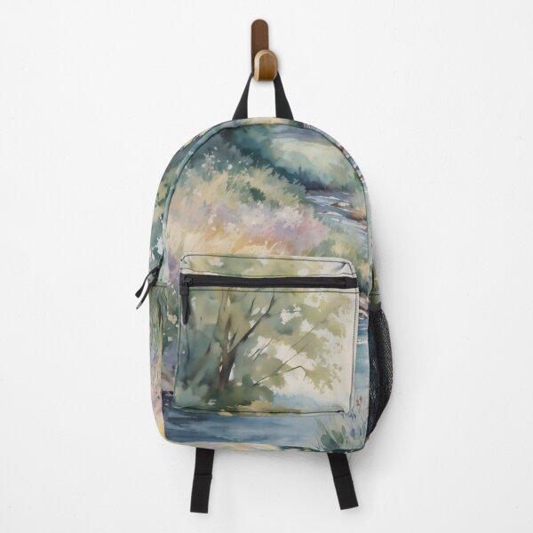 Item preview, Watercolor Wildflower Stream designed and sold by ArtsyWishesShop.