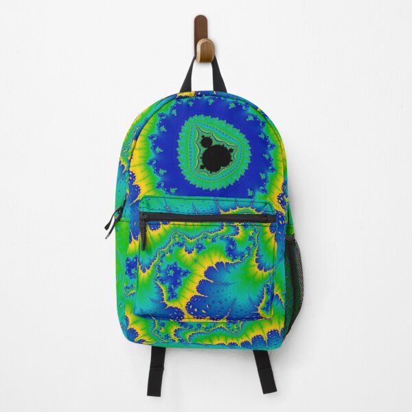 Item preview, Mandelbrot 85 - Octagonal symmetrical striking blue-yellow fractal structure designed and sold by Draeger0.