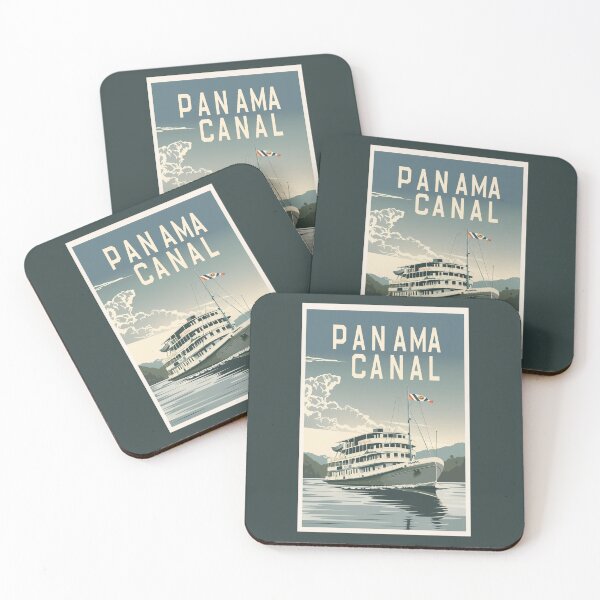 Item preview, A Vintage Travel Illustration of the Panama Canal - Panama  designed and sold by GoodOldVintage.