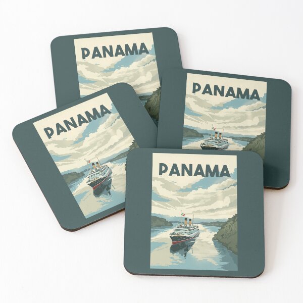 Item preview, A Vintage Travel Illustration of the Panama Canal - Panama  designed and sold by GoodOldVintage.