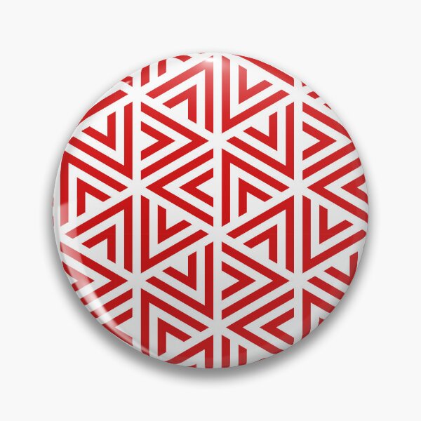 Item preview, Red And white Geometric Harmony designed and sold by Amal20.