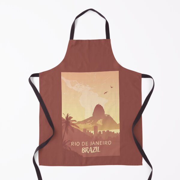 Item preview, A Vintage Travel Illustration of the Rio de Janeiro - Brazil designed and sold by GoodOldVintage.