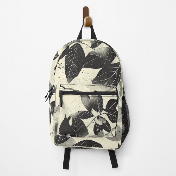 Item preview, Black and White Leaf Pattern designed and sold by brandway.