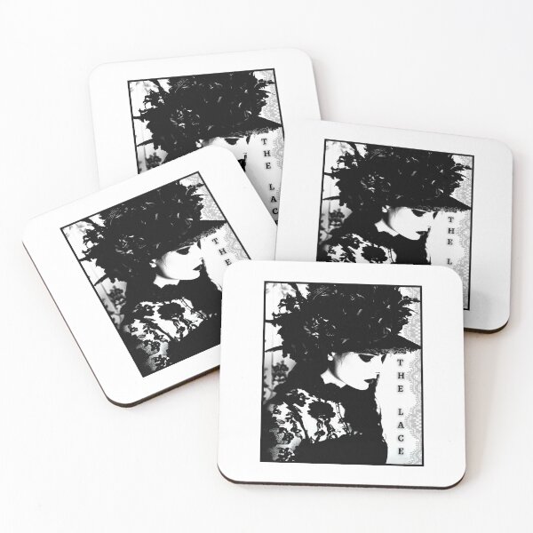 Item preview, The lace, The black lace, Woman in the lace, black and white designed and sold by silent-violin.