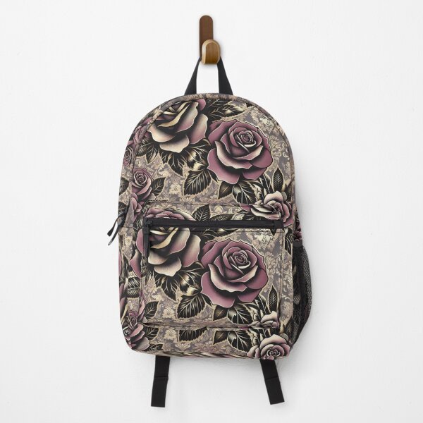 Item preview, Damask With Matte Mauve & Black Roses designed and sold by DesignsByPrnces.