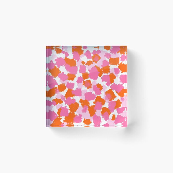 Item preview, Abstract, Pink, Orange, Spotty, Brushstrokes designed and sold by OneThreeSix.
