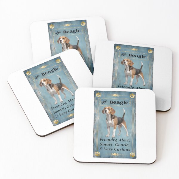 Item preview, Beagle Tarot Card blue background designed and sold by hotfromaz.