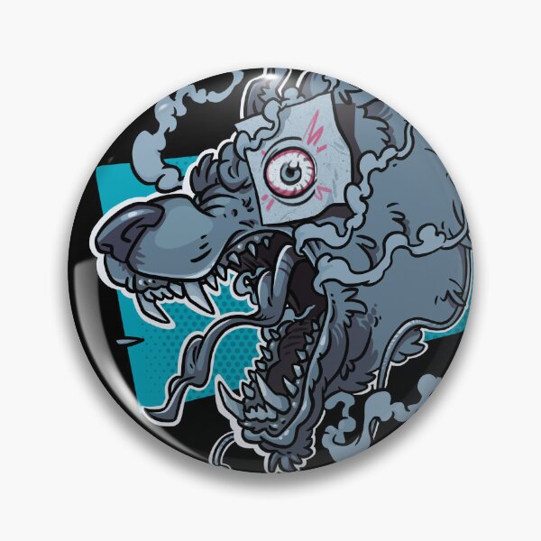 Item preview, Eye of the Werewolf - blue version designed and sold by NeonPopKong.