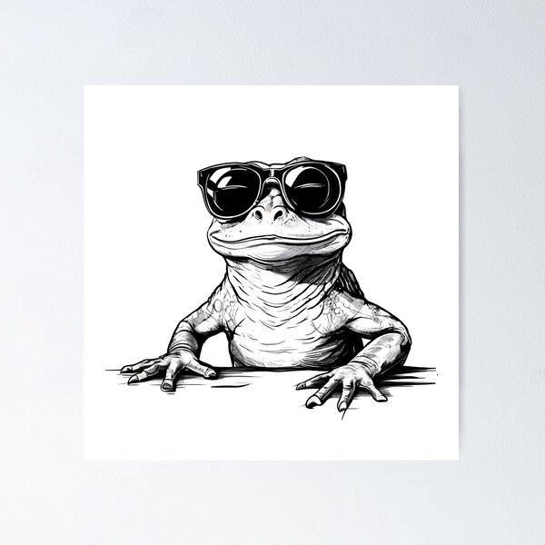 Item preview, Lizard - A Lizard's Smooth Moves designed and sold by joaanstudio.