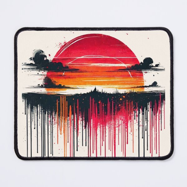 Item preview, Vibrant sunset designed and sold by PetPaletteCards.