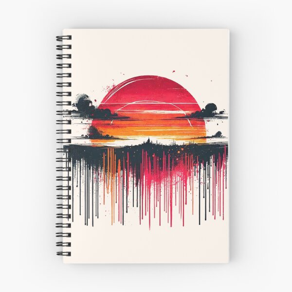 Item preview, Vibrant sunset designed and sold by PetPaletteCards.
