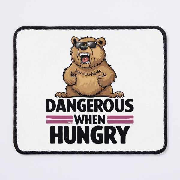 Item preview, Dangerous When Hungry T-Shirt designed and sold by NicolasGlowArt.