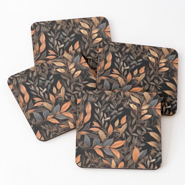 Item preview, Dark leaves nature #pattern #nature designed and sold by JBJart.