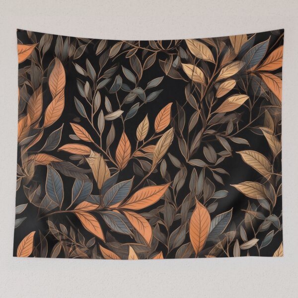 Item preview, Dark leaves nature #pattern #nature designed and sold by JBJart.