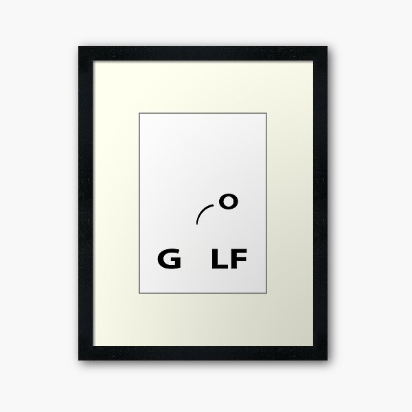 Item preview, Visual Poetry Golf designed and sold by art-emissa.